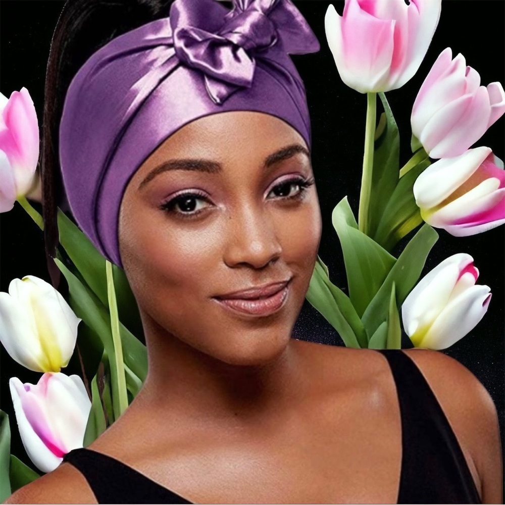 Edge Laying Scarf Wrap for Hair Edge Silky Satin Scarf 60”